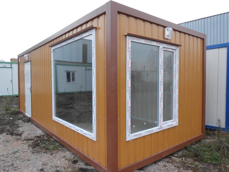 21 M²  TEK ODA DIŞI DESENLİ SAC KAPLAMA-İÇİ LAMİNA KONTEYNER/FULL
