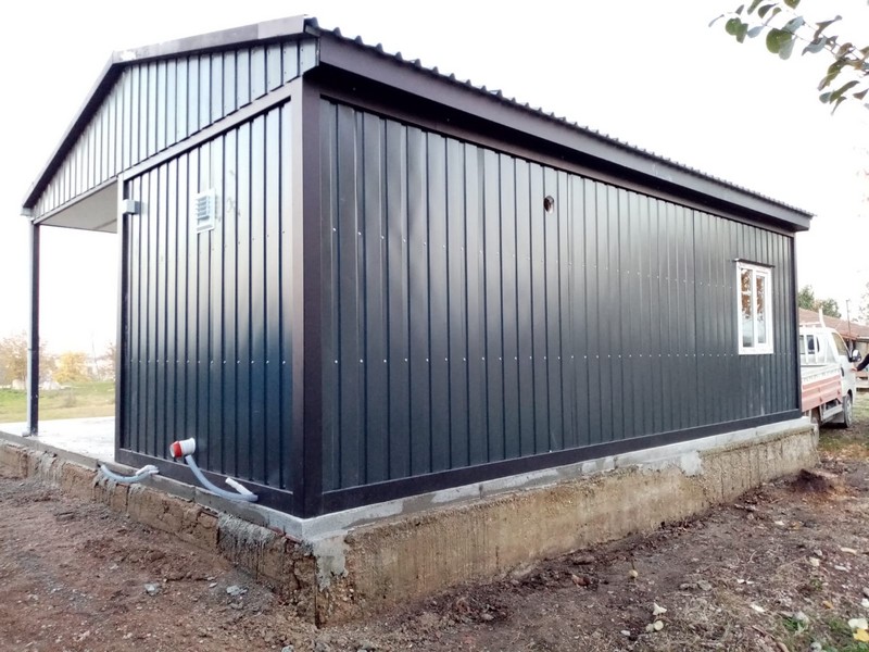 24 M²  ÇATILI-SUNDURMALI-DIŞI FÜME SAC-İÇİ LAMİNA KONTEYNER/FULL