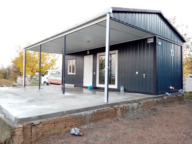 24 M²  ÇATILI-SUNDURMALI-DIŞI FÜME SAC-İÇİ LAMİNA KONTEYNER/FULL
