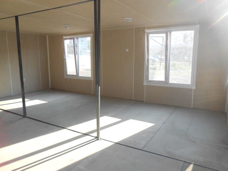 4 Adet 42 M² BIRLESIM CATILI KONTEYNER-DIŞI AHŞAP DESENLİ SAC-İÇİ BETOPAN/FULL