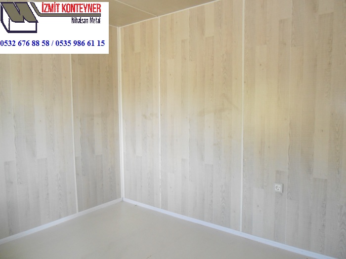 21 M² ÇATILI-SUNDURMALI- DIŞI BOYALI BETOPAN-İÇİ LAMİNA KONTEYNER/FULL