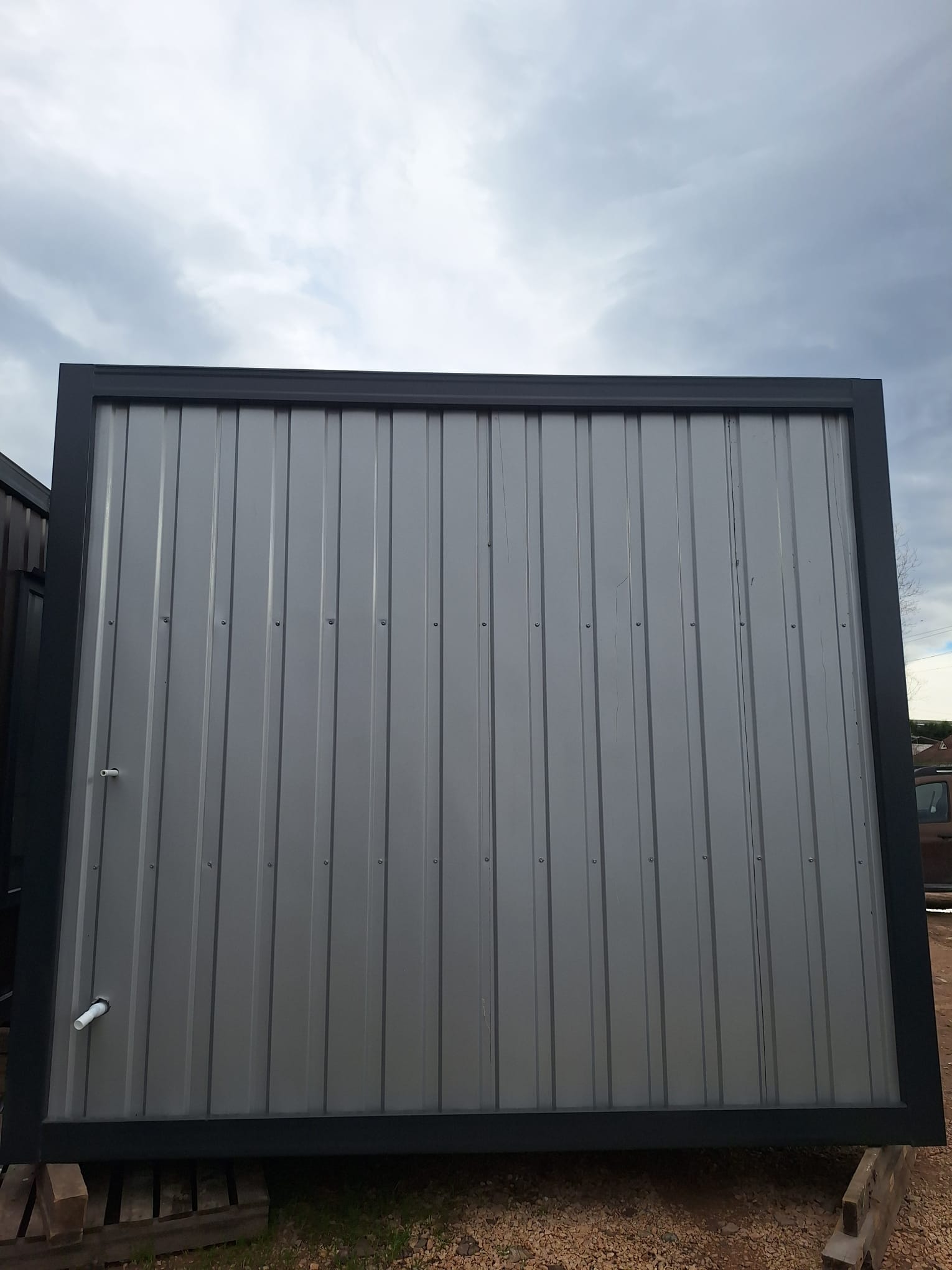 3X5 15 M² METALİK GRİ SAC KONTEYNER